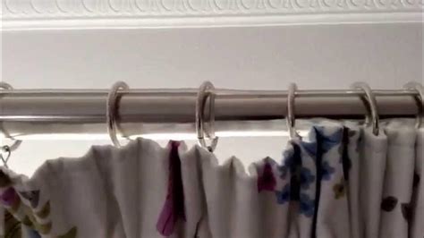 how to stop curtain rings catching